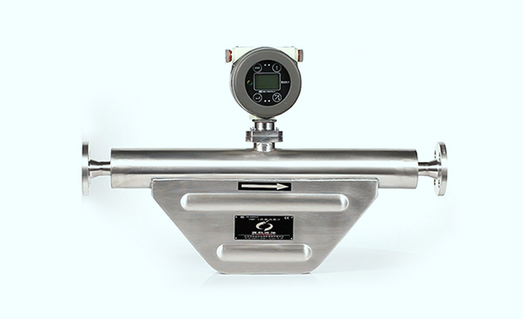 V shape coriolis mass flow meter video