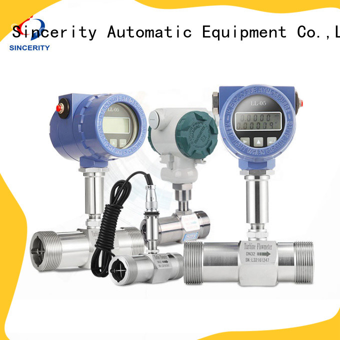 Sincerity low flow turbine flow meters for liquid measurement supplier for pressure measurement