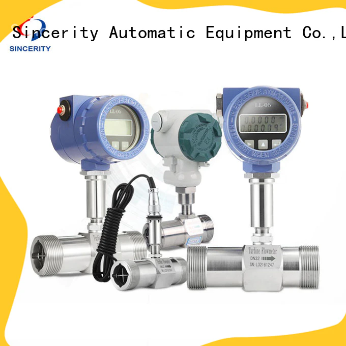 Sincerity turbine flow meter sensor manufacturer for density measurement