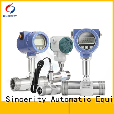 Sincerity inline turbine flow meter supplier for density measurement