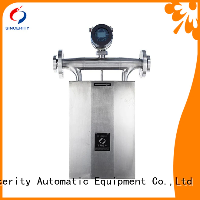 Sincerity high accuracy coriolis fuel flow meter manufacturer for chemicals