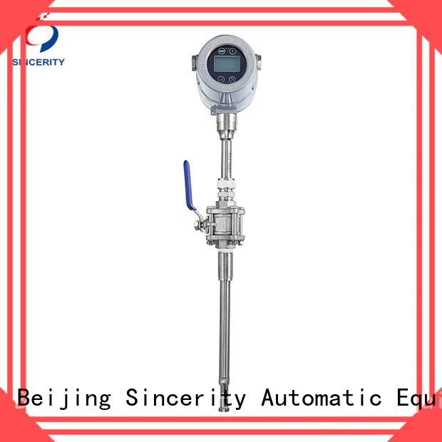 Sincerity high performance thermal gas flow meter function for the volume flow