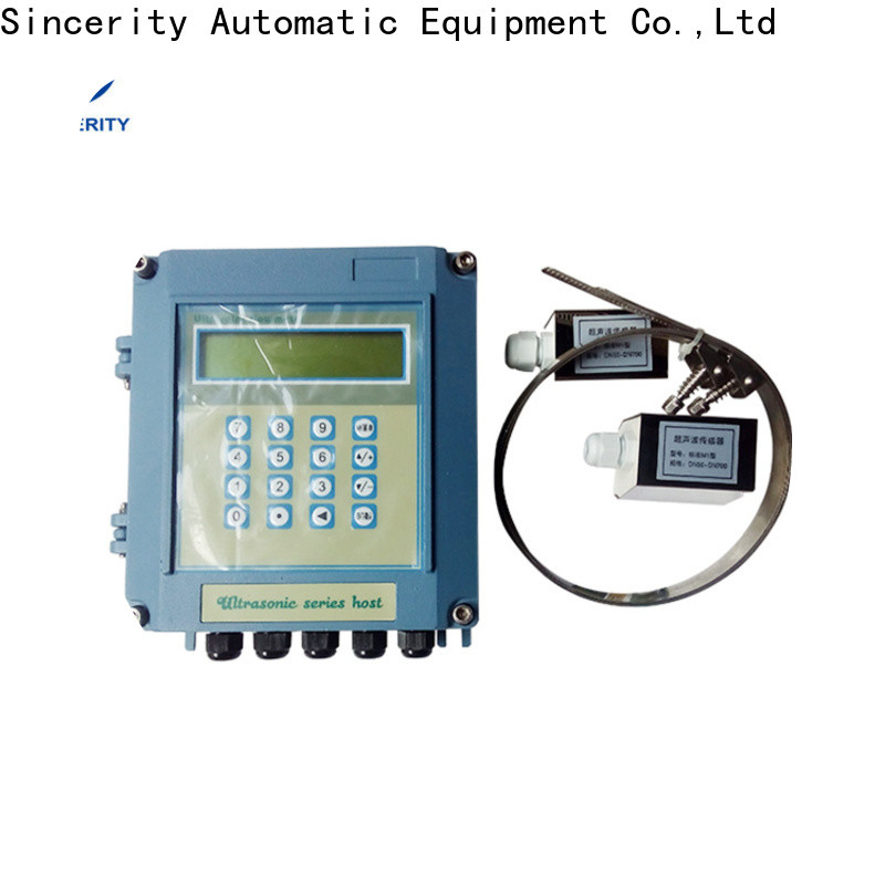 Sincerity high reliability clamp on ultrasonic flow meter price manufacturer for Energy Saving