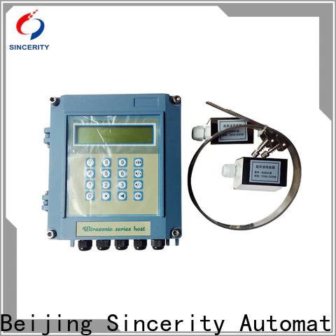 high quality clamp on ultrasonic flow meter price supplier for Heating