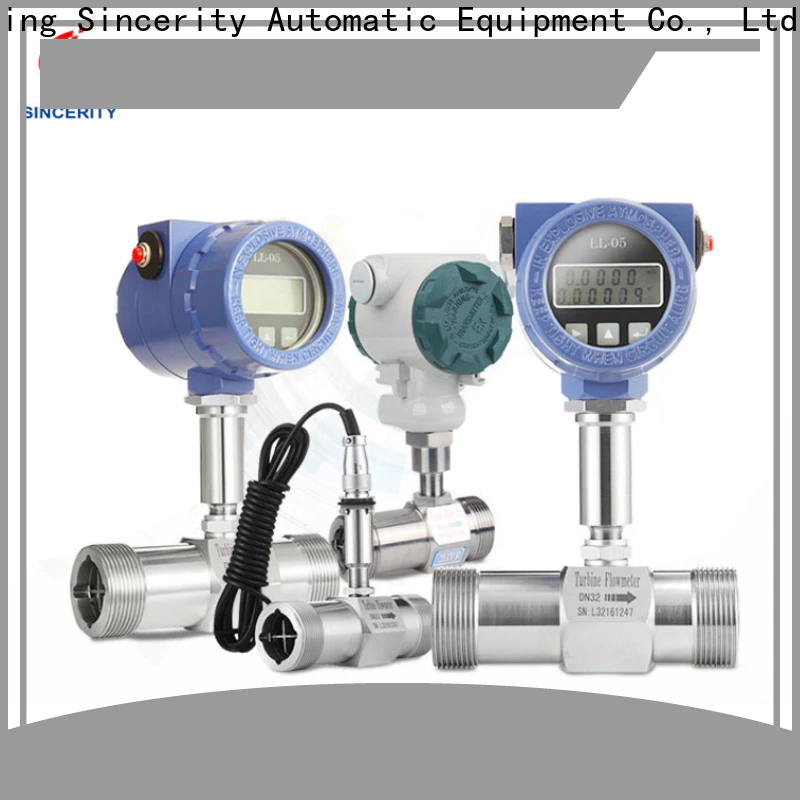 Sincerity insertion turbine flow meter price for concentration measurement