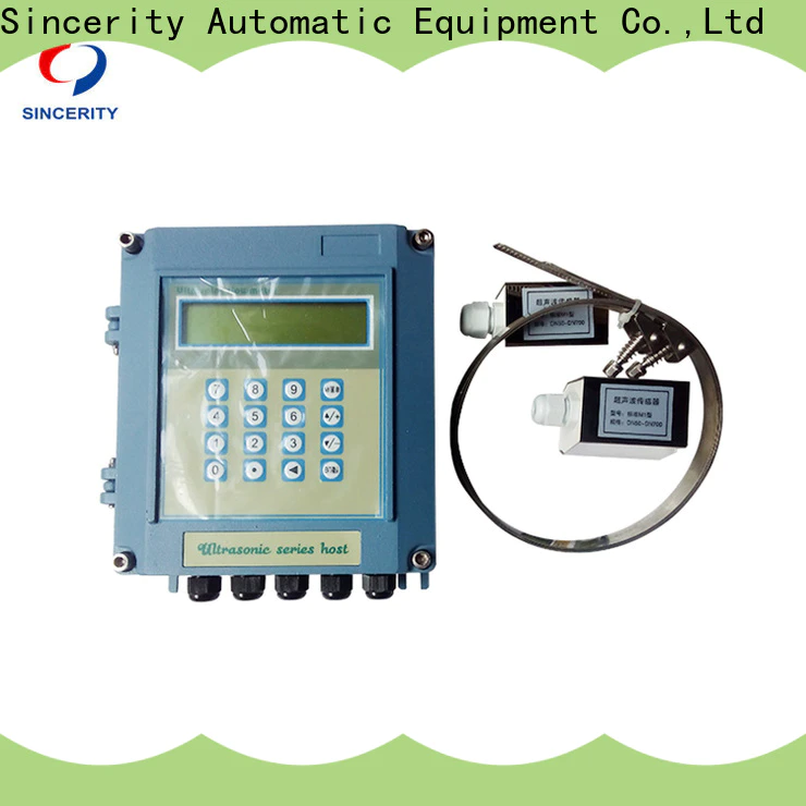 Sincerity high performance portable clamp on ultrasonic flow meter for sale for Drain