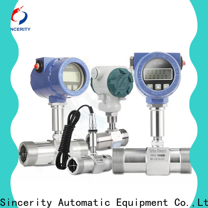Sincerity high quality liquid turbine flow meter price for density measurement