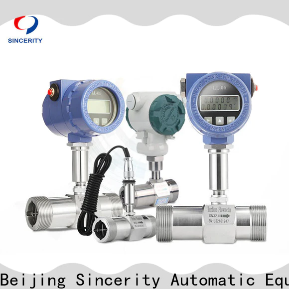 Sincerity high quality turbine flow meter sensor function for viscosity measurement