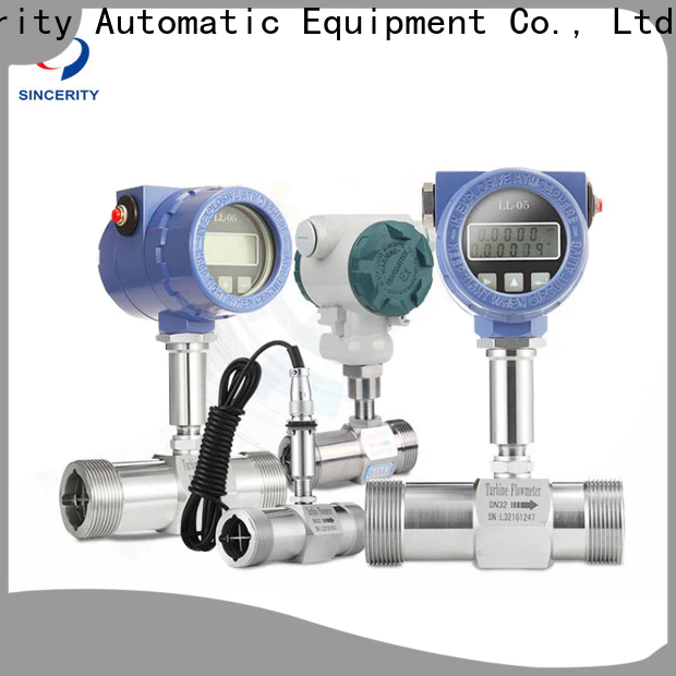 Sincerity low cost insertion type turbine flow meter for sale for gravity measurement