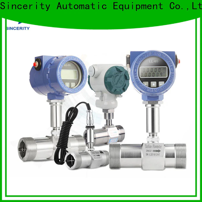 Sincerity turbine flow meters for liquid measurement price for concentration measurement