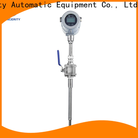 Sincerity high reliability gas thermal mass flow meter for sale for gas measurement