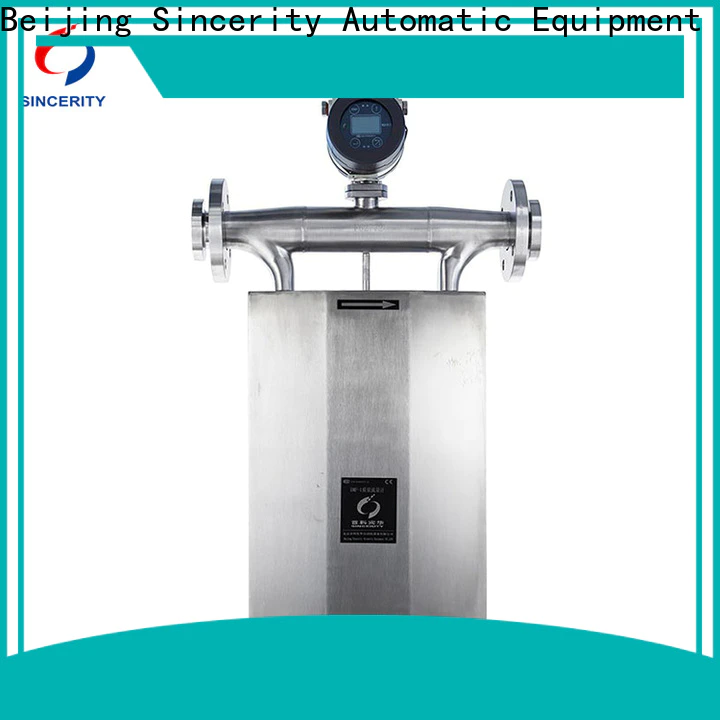 Sincerity high accuracy micro motion coriolis mass flow meter price for food