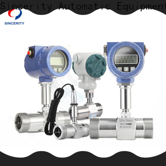 Sincerity high accuracy low flow turbine flow meter supplier for temperature measurement