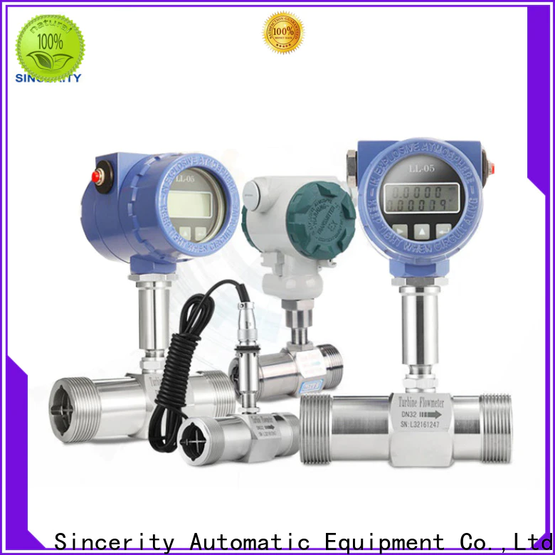 Sincerity high reliability inline gas flow meter factory for concentration measurement