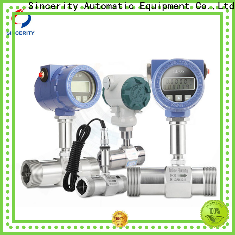 Sincerity turbine type flow meter supply for temperature measurement