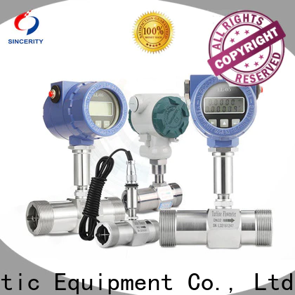Sincerity high accuracy turbine flow meter k factor supply for concentration measurement