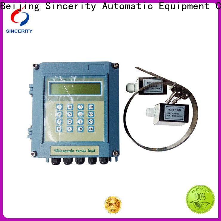 Sincerity high reliability ultrasonic natural gas flow meter price for Heating