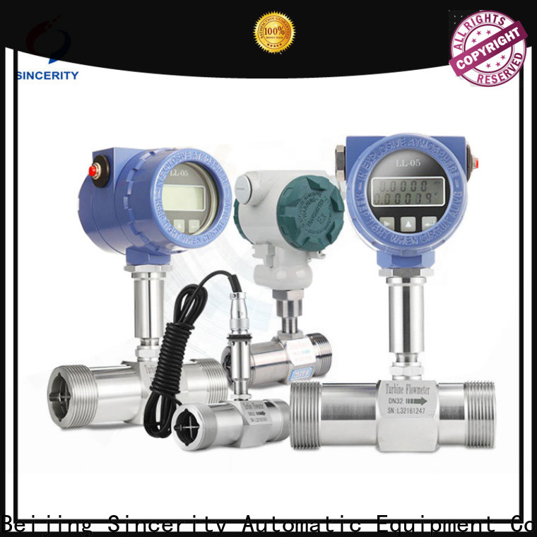 Sincerity turbine flow meter manufacturers for sale for viscosity measurement