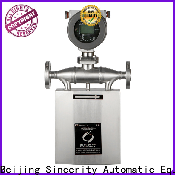 Sincerity coriolis gas flow meter supply for petrochemicals