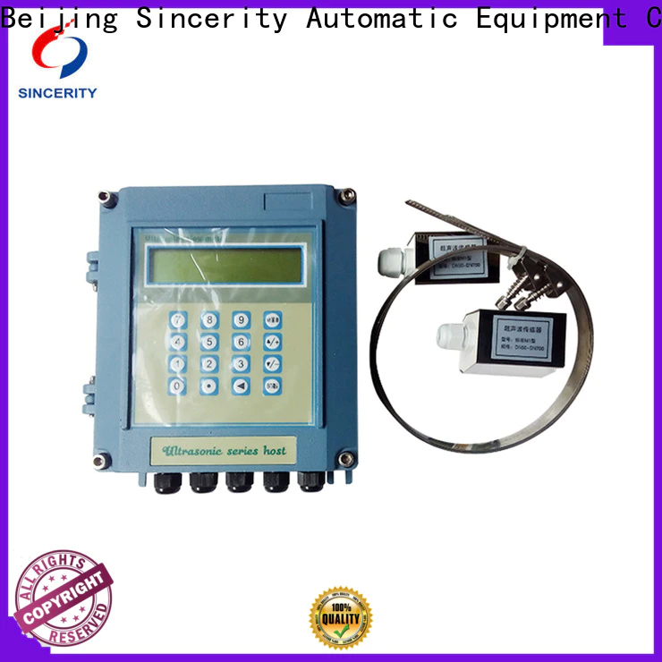 Sincerity high reliability ultrasonic flow meter holykell portable meter' function for Heating