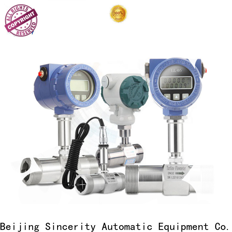﻿High measuring accuracy turbine flow meter 1/4" pom for business for density measurement