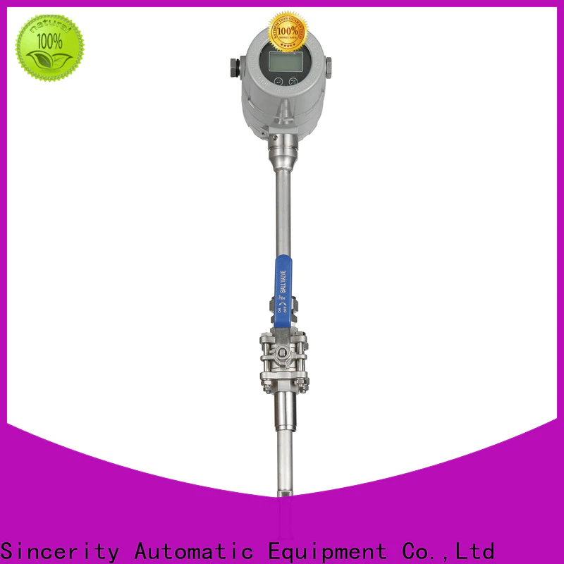 Sincerity digital insertion thermal mass flow meter for business for gas measurement