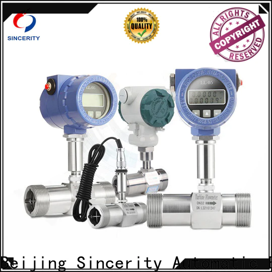 Sincerity high accuracy portable turbine flow meteres suppliers for density measurement