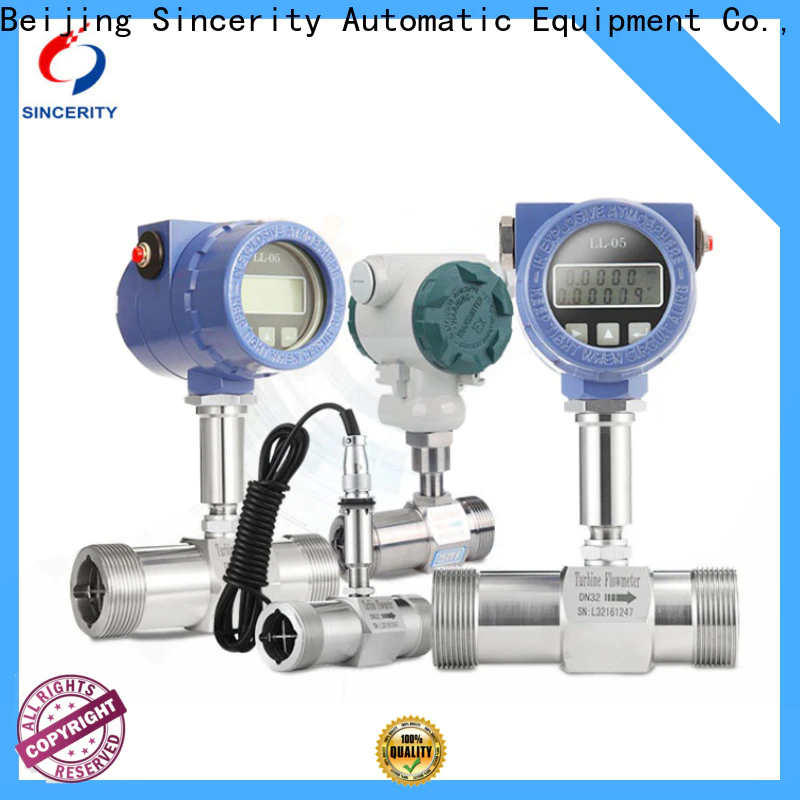 Sincerity Group turbine flow meters for liquid measurement manufacturers for concentration measurement
