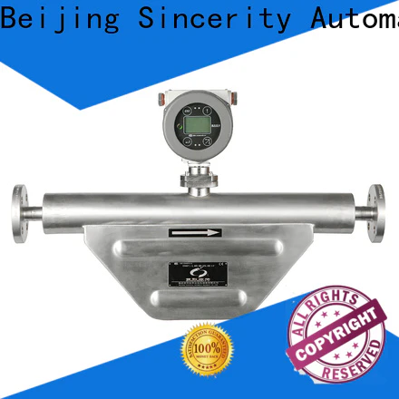 Sincerity Group high reliability coriolis flow meter micro motion function for food
